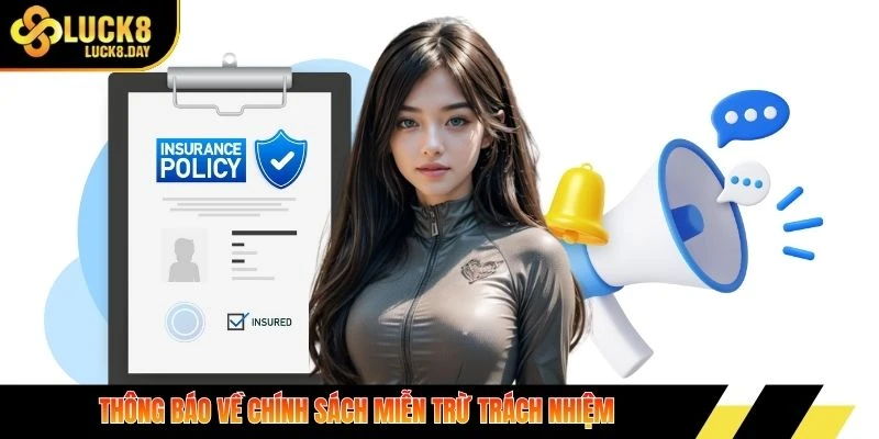 Thông báo về chính sách miễn trừ trách nhiệm
